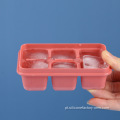 Molde de cubo de gelo caseiro de cubo de gelo de silicone